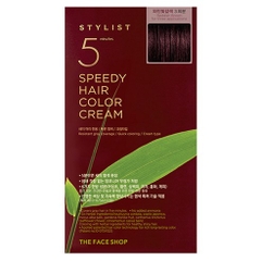Kem nhuộm tóc thiên nhiên thơm nhẹ nhàng Hàn Quốc The Face Shop Stylish 5 MINUTES Speedy Hair Color Cream