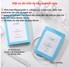 Mặt nạ săn chắc da mỗi ngày chứa Oligopeptide-1, collagen tan trong nước,  kombucha (10 cái) - Atomy Daily Expert Mask Firming - 애터미 데일리 엑스퍼트 마스크 영양탄력 - Атоми Дейли Маска Питание и Упругость