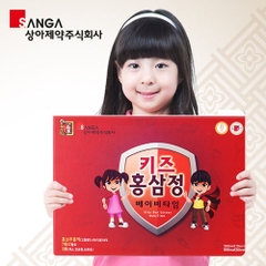 Nước hồng sâm tăng cường miễn dịch cho bé - Sang-A Pharmaceutical Kids Red Ginseng Tablet Baby Time