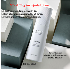 Sữa dưỡng ẩm Lotion làm trắng và tăng cường bảo vệ da  135ml (set dưỡng da NHAN SẮC KHÔNG PHAI - Atomy Skin Care System The Fame Lotion