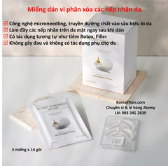 Miếng dán vi phân chứa kim tiêm siêu nhỏ Microarray cung cấp chất làm đầy tự nhiên các nếp nhăn từ sâu bên trong da làm mờ các nếp nhăn ngay lần sử dụng đầu tiên và hiệu quả dài lâu - Atomy Acropass Line Lifter - 애터미 아크로패스 라인리프터 - Линейный подъемник Atomy Acropass