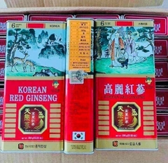 Hồng sâm khô Yangsam 6 năm tuổi Nongkwanwon hộp thiết 300g tem vàng (loại tốt)
