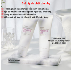 Tẩy tế bào chết dạng gel chiết xuất tự nhiên dịu nhẹ cho da mặt và body - Atomy Evening Care Peeling Gel 120 ml - 애터미 이브닝케어 필링젤  - Атоми Ивнинг Кеар Пилинг Гель