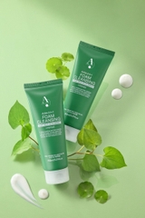 Sữa rửa mặt làm sạch sâu chiết xuất rau má dịu nhẹ và dưỡng ẩm 150ml -  Anely Active 2 in 1 Foam Cleansing - 아넬리클렌징폼150ml 액티브 2in1