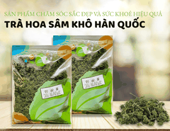 Trà hoa sâm khô Geumsan Hàn Quốc - giải độc và thanh lọc cơ thể  500g