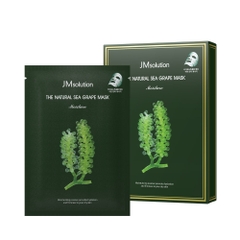 Mặt nạ dưỡng ẩm rong nho biển tự nhiên 30ml x 10 cái - jm solution the natural sea grape mask - 더 내추럴 바다포도 마스크 모이스처