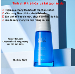 Tinh chất Tế bào gốc trẻ hóa da, tái tạo Collagen và phục hồi da căng bóng 50ml - Atomy absolute Cellactive ampoule - 애터미 앱솔루트 셀랙티브 앰플 - Атоми СеллАктив Ампула