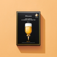 Mặt nạ cấp nước làm dịu và thư giãn cho da 30ml x 10 cái - JM Solution Watery Luminous SOS Ringer Amino Mask Plus 제이엠솔루션 물광 에스오에스 링거 아미노 마스크 플러스