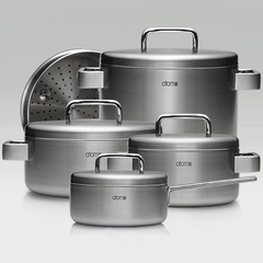 Bộ nồi nấu ăn bằng thép không rỉ STS 316 - Atomy Medi Cook