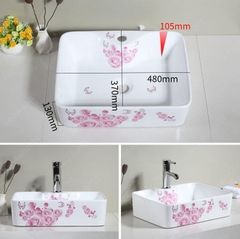 LAVABO  HOA VĂN ĐẶT DƯƠNG BÀN 8170p