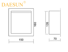 LÔ GIẤY VỆ SINH ÂM TƯỜNG INOX DAESUN DS 719