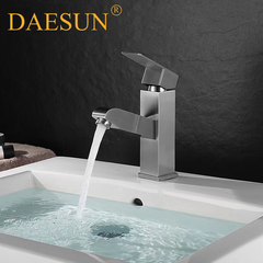 Vòi lavabo nóng lạnh dây kéo  DASESUN DS 3215