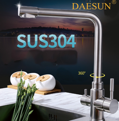 VÒI RỬA BÁT 3 ĐƯỜNG NƯỚC DAESUN DS 4262