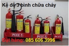 Kệ để 3 bình chữa cháy