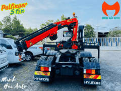 ĐẦU KÉO HD1000 GẮN CẨU GẬP PALFINGER 5 TẤN PK10000