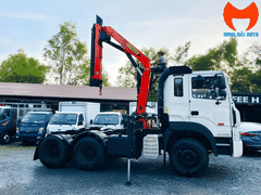 Xe Đầu Kéo Gắn Cẩu Palfinger Mới 100%