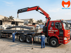 Thiết Kế Và Cải Tạo Xe Đầu Kéo Gắn Cẩu