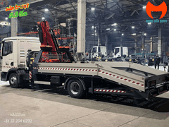 Bán Xe Cứu Hộ Sàn Trượt 5.5 Tấn Gắn Cẩu Gấp Khúc Ý