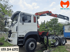 Đầu Kéo Hyundai HD700 Cẩu Palfinger 8 Tấn