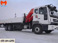 Xe Tải Daewoo Gắn Cẩu Đập Chuột 10 tấn