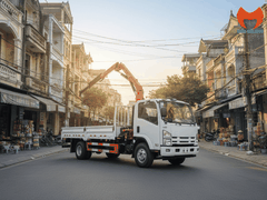 Xe Tải Isuzu Gắn Cẩu Xếp Palfinger 3 Tấn