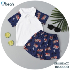 Bộ cộc Polo Cotton Organic