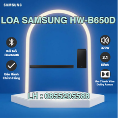 Loa thanh Samsung HW-B650D | Chính Hãng Samsung | Bảo Hành 12 Tháng