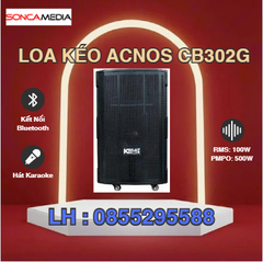 Loa Kéo ACNOS CB302G | Chính Hãng ACNOS | Bảo Hành 12 Tháng
