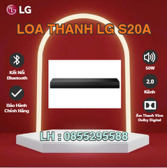 Loa thanh LG Soundbar S20A | Chính Hãng LG | Bảo Hành 12 Tháng