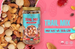 Trail Mix 9 loại hạt và trái cây sấy ( hũ 500gr )