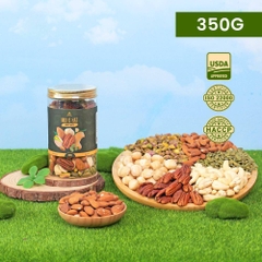 Mix 6 loại hạt tách vỏ hộp 350gr