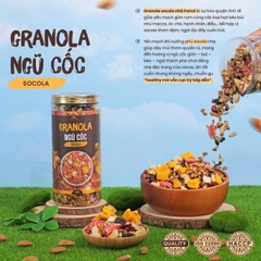 NGŨ CỐC DINH DƯỠNG GRANOLA VỊ SOCOLA ( hũ 500gr )