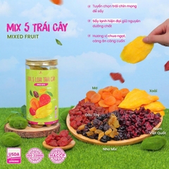 Mixed Fruit 5 loại trái cây sấy ( hũ 500gr )