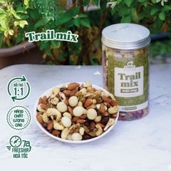 Trail Mix 9 loại hạt và trái cây sấy ( hũ 500gr )