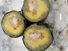 Bánh tét đậu thịt trứng muối - 500g/cây