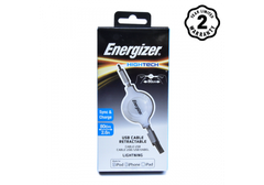 Cáp rút Lightning Energizer 80cm màu trắng - C31UBLIREWH4