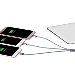 Cáp Devia 3 Đầu Lightning 1.5M