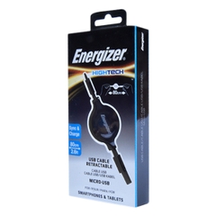Cáp rút Micro-USB Energizer 80cm màu đen - C31UBRETEBK4