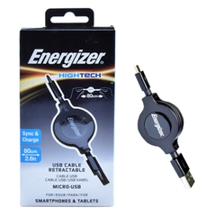 Cáp rút Micro-USB Energizer 80cm màu đen - C31UBRETEBK4