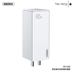 Củ sạc nhanh 2 cổng 65W Remax RP-U50