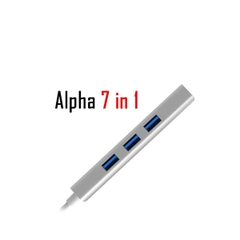 Cổng Chuyển WIWU ALPHA 7 IN1 TYPE C Hub A731HP