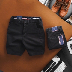 Quần shorts kaki Nam Tommy màu đen