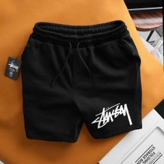 Quần Short Nam stussy nỉ coton
