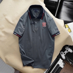 Áo polo Tommy Xám mẫu mới Tết 2025
