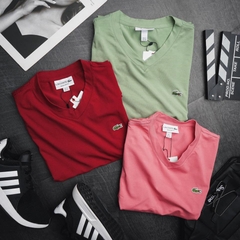 áo thun trơn lacoste coton