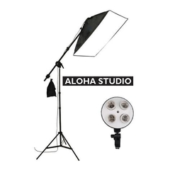 Bộ softbox kèm tay cân đèn CV-4B