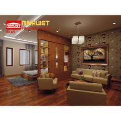 Nội thất phòng khách nhà phố.