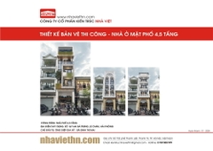 Thiết kế Nhà phố 5 tầng - Kiến trúc Tân Cổ Điển