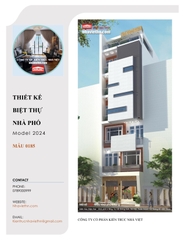 Thiết kế Nhà phố 6 tầng - Kiến trúc Hiện đại. (Mã số: 0185)