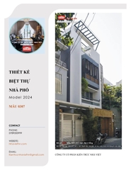 Mẫu Nhà phố 4 tầng - Kiến trúc Hiện Đại. (Mã số: 0307)